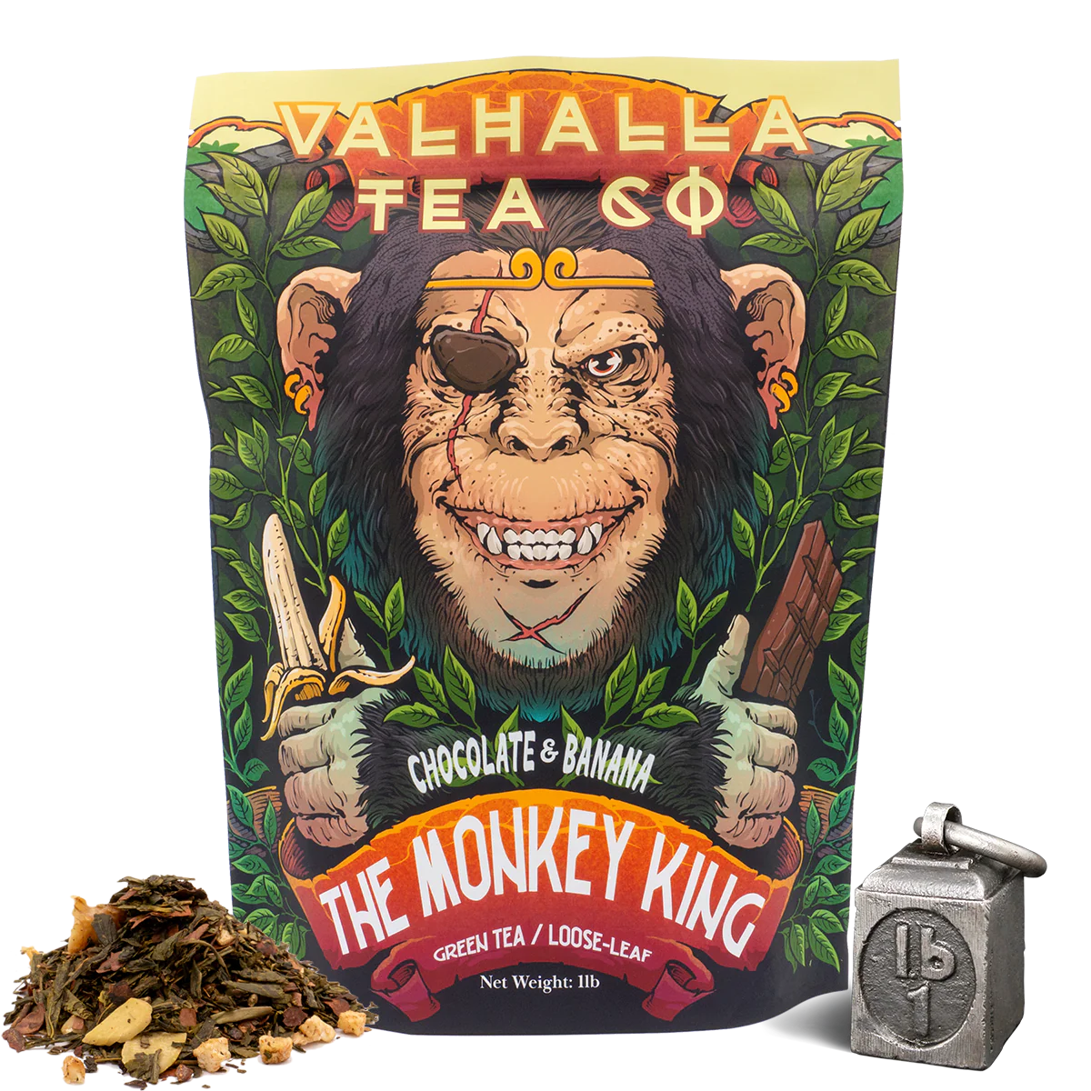The Monkey King | Chocolate, Banana & Walnut | Green Tea | Caffeinated - Image 4