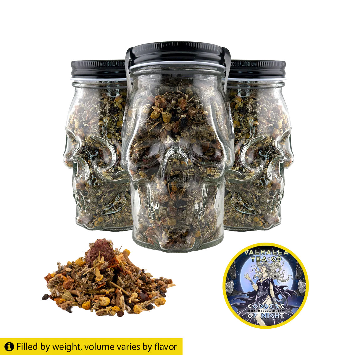 Wholesale - Goddess of Night | Valerian Root, Chamomile, Lavender | Herbal Tea | Non-Caffeinated - Image 3