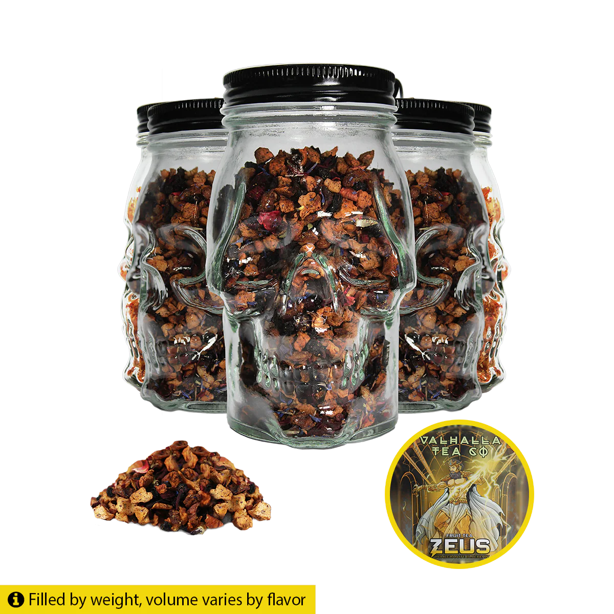 Wholesale - Zeus | Pomegranate, Blueberries, Hibiscus | Fruit Tea | Non-Caffeinated - Image 3